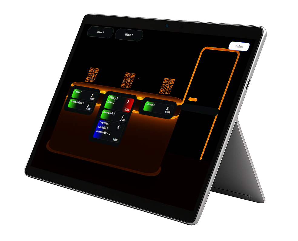 Qbar Table Website